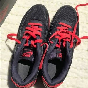 Red and black airmax